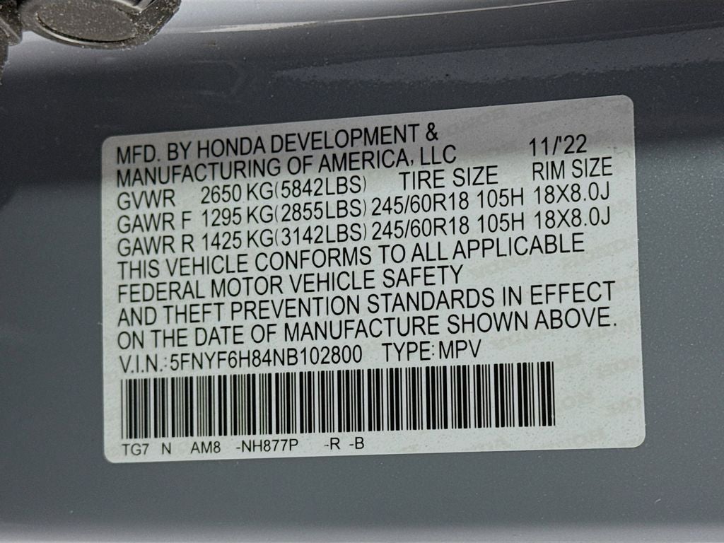 2022 Honda Pilot TrailSport