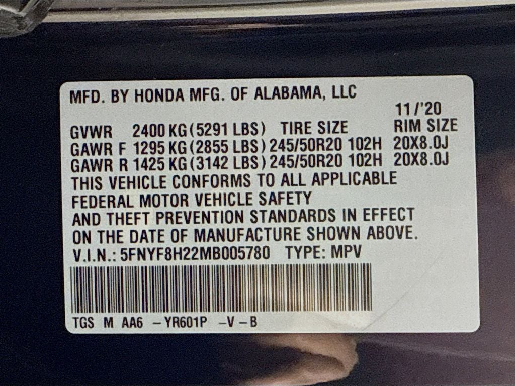 2021 Honda Passport Sport