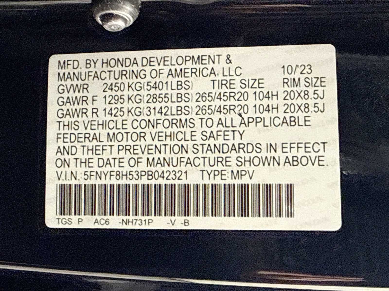 2023 Honda Passport EX-L