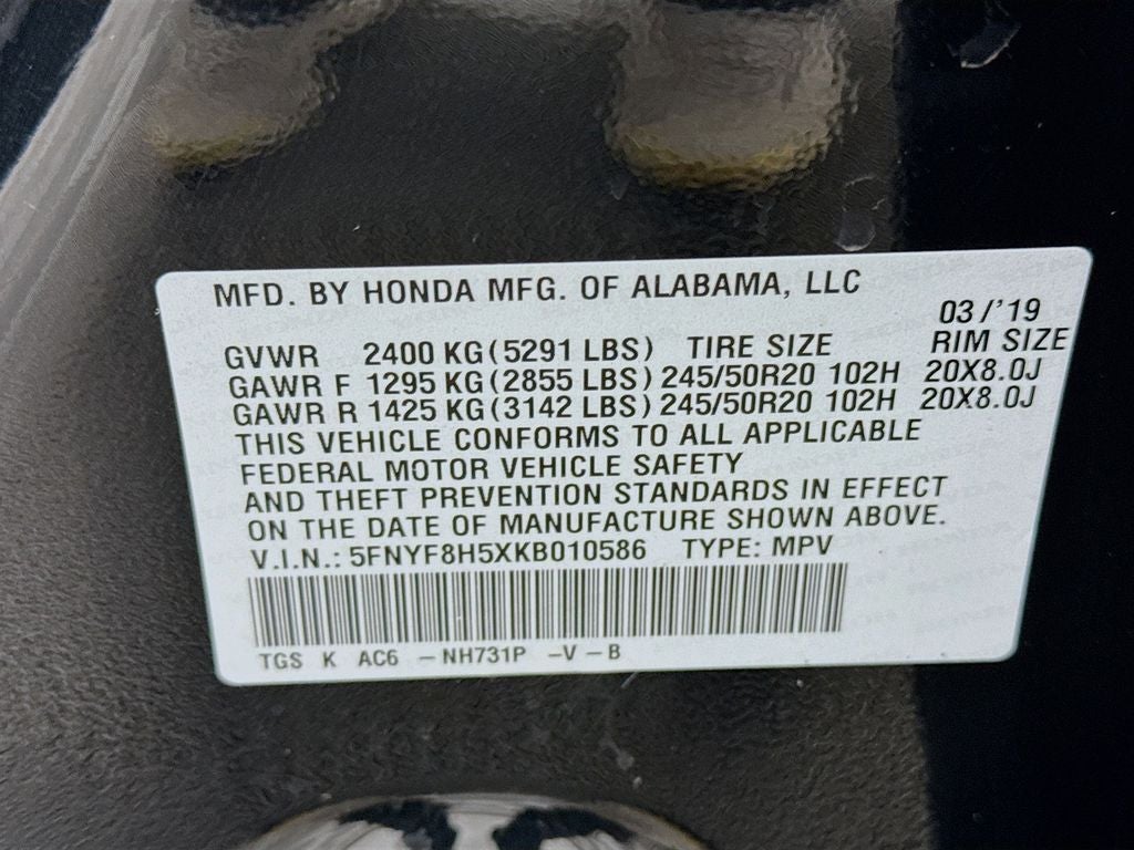 2019 Honda Passport EX-L