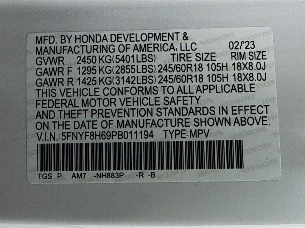 2023 Honda Passport TrailSport