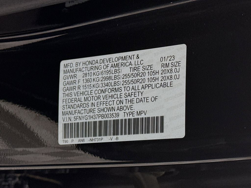 2023 Honda Pilot Sport