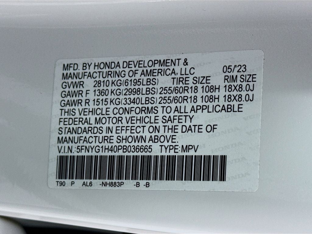 2023 Honda Pilot EX-L 8 Passenger