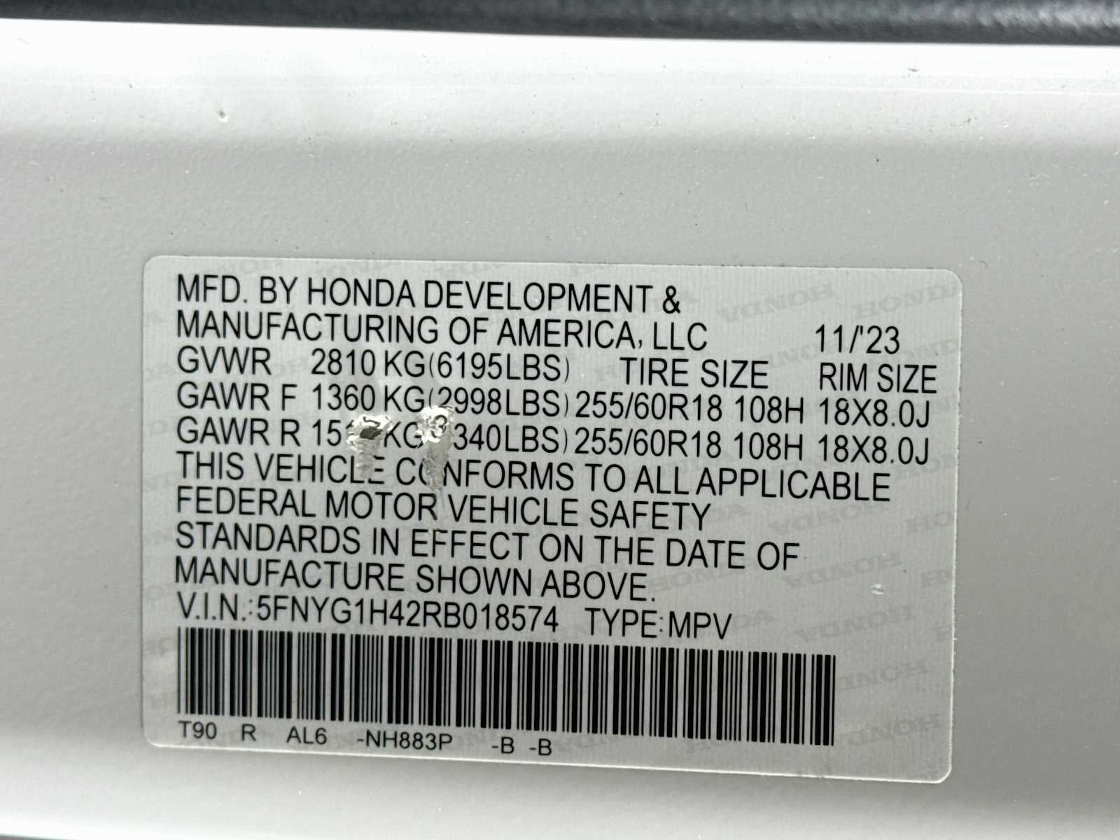 2024 Honda Pilot EX-L 8 Passenger