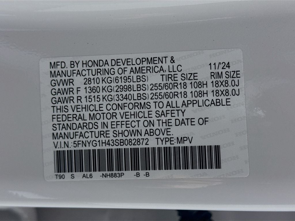 2025 Honda Pilot EX-L