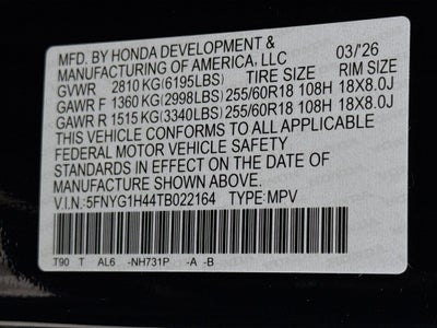 2026 Honda Pilot EX-L