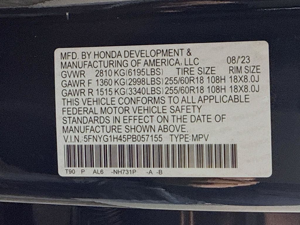 2023 Honda Pilot EX-L 8 Passenger