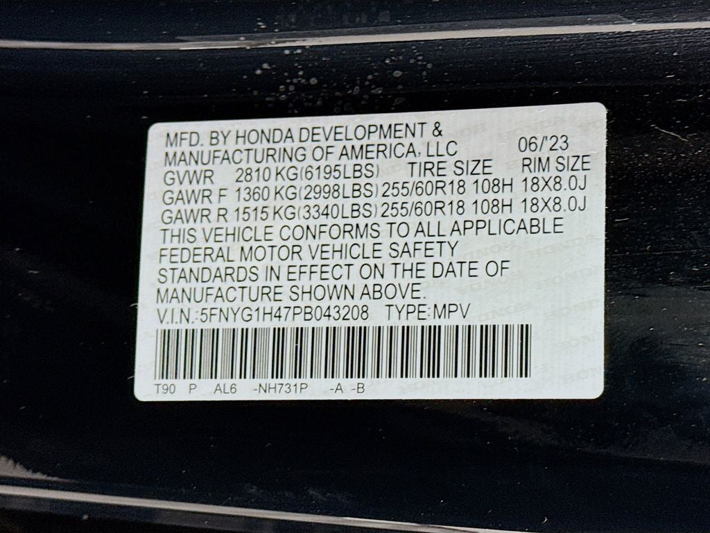 2023 Honda Pilot EX-L 8 Passenger