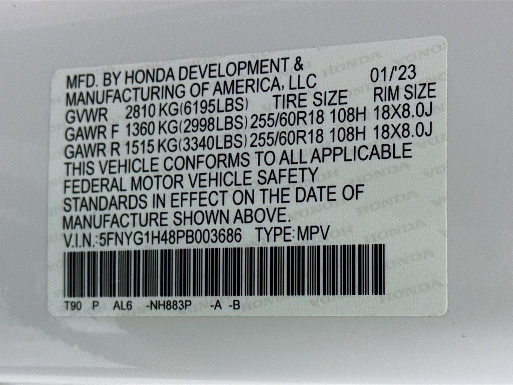 2023 Honda Pilot EX-L 8 Passenger