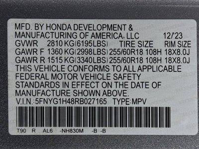 2024 Honda Pilot EX-L 8 Passenger
