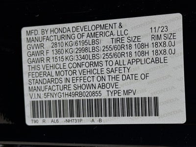 2024 Honda Pilot EX-L 8 Passenger