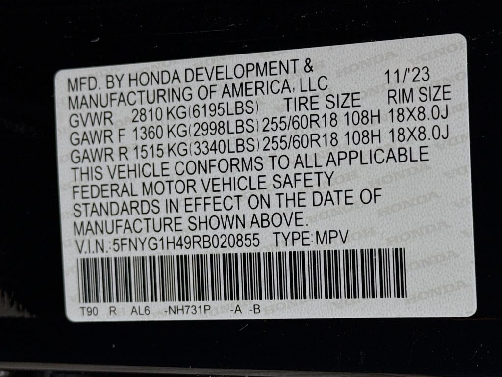 2024 Honda Pilot EX-L 8 Passenger