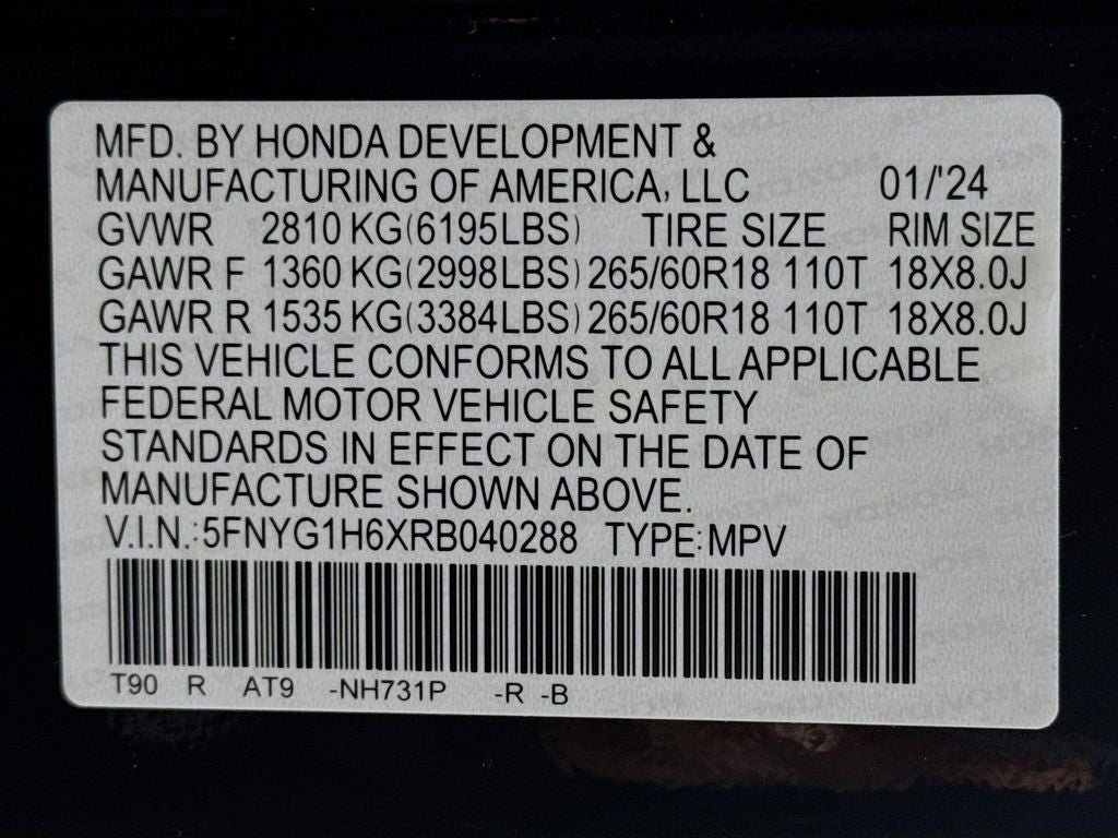 2024 Honda Pilot TrailSport