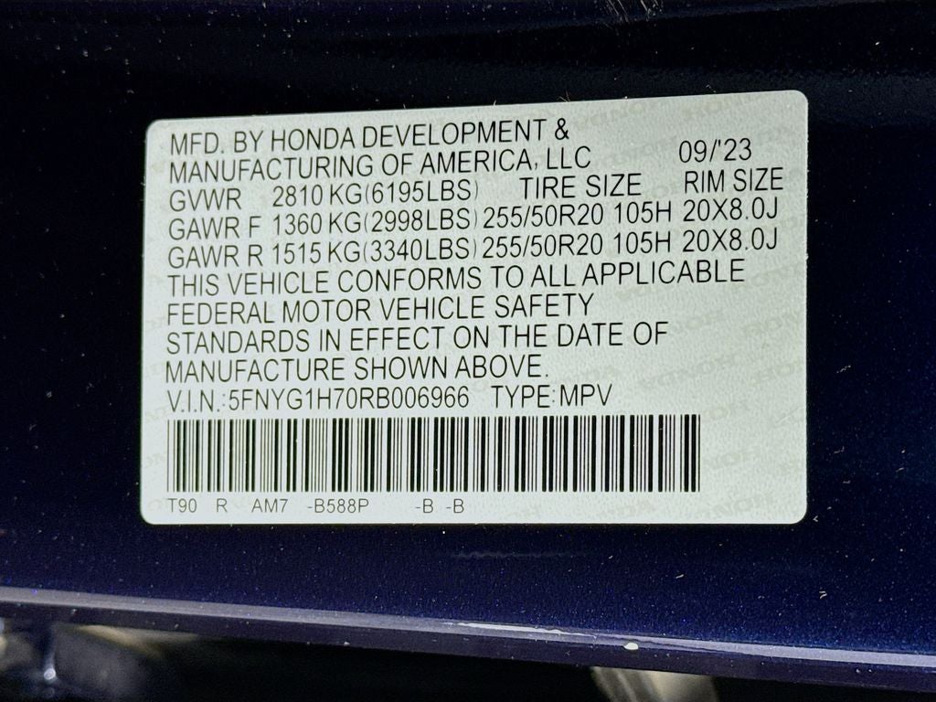 2024 Honda Pilot Touring