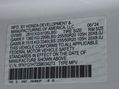 2025 Honda Pilot Touring