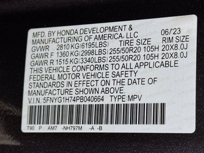 2023 Honda Pilot Touring