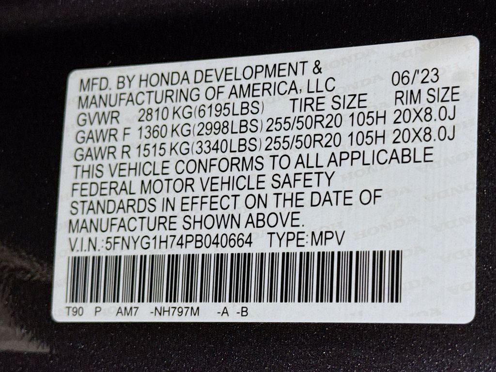 2023 Honda Pilot Touring