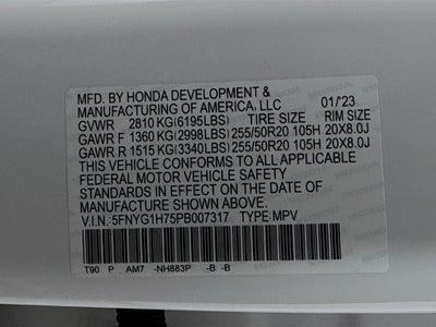 2023 Honda Pilot Touring