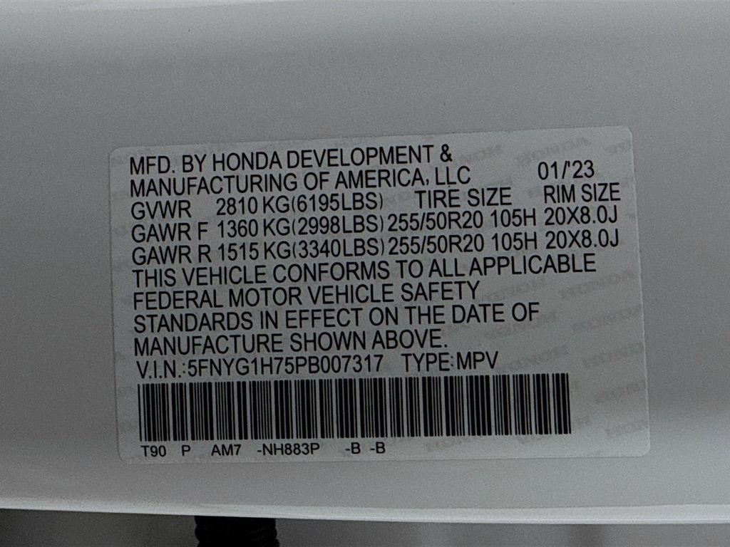 2023 Honda Pilot Touring