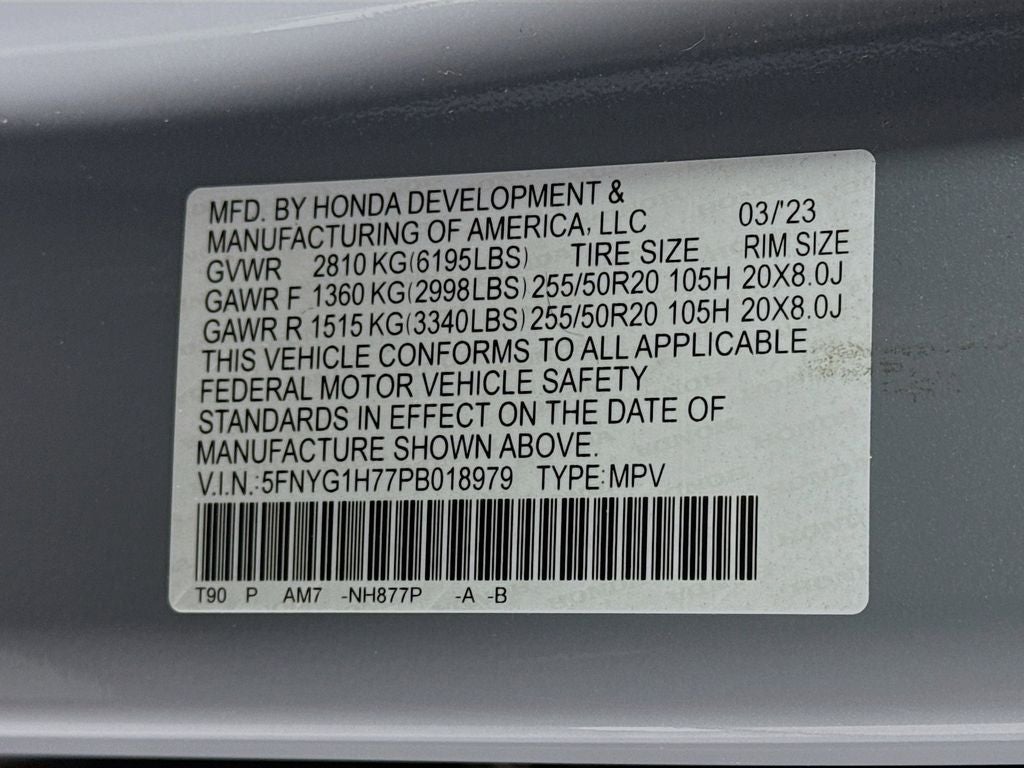 2023 Honda Pilot Touring