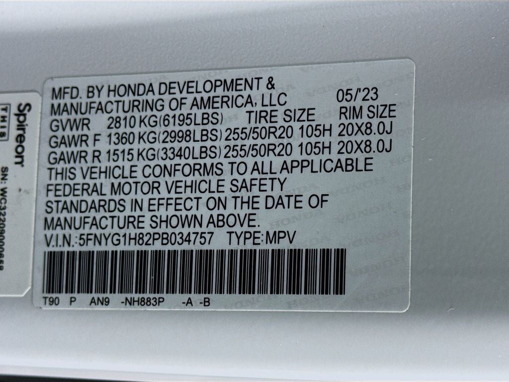 2023 Honda Pilot Elite