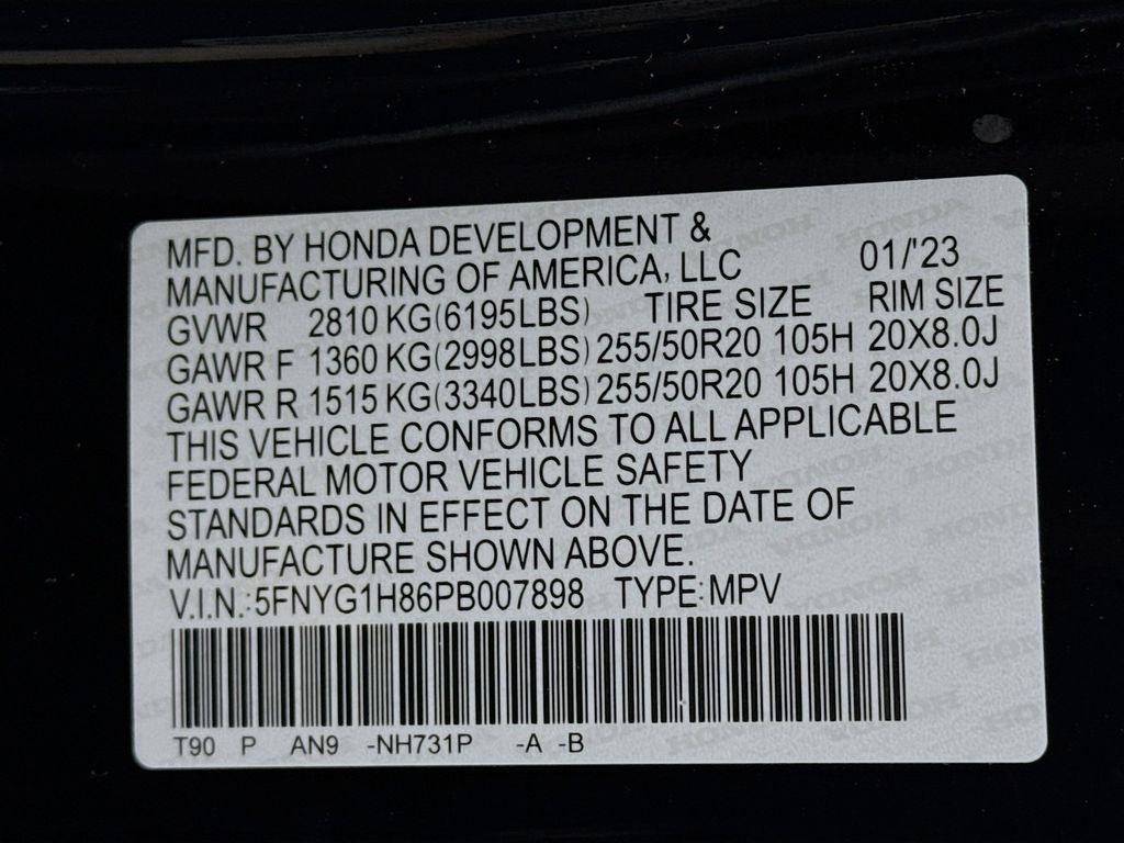 2023 Honda Pilot Elite