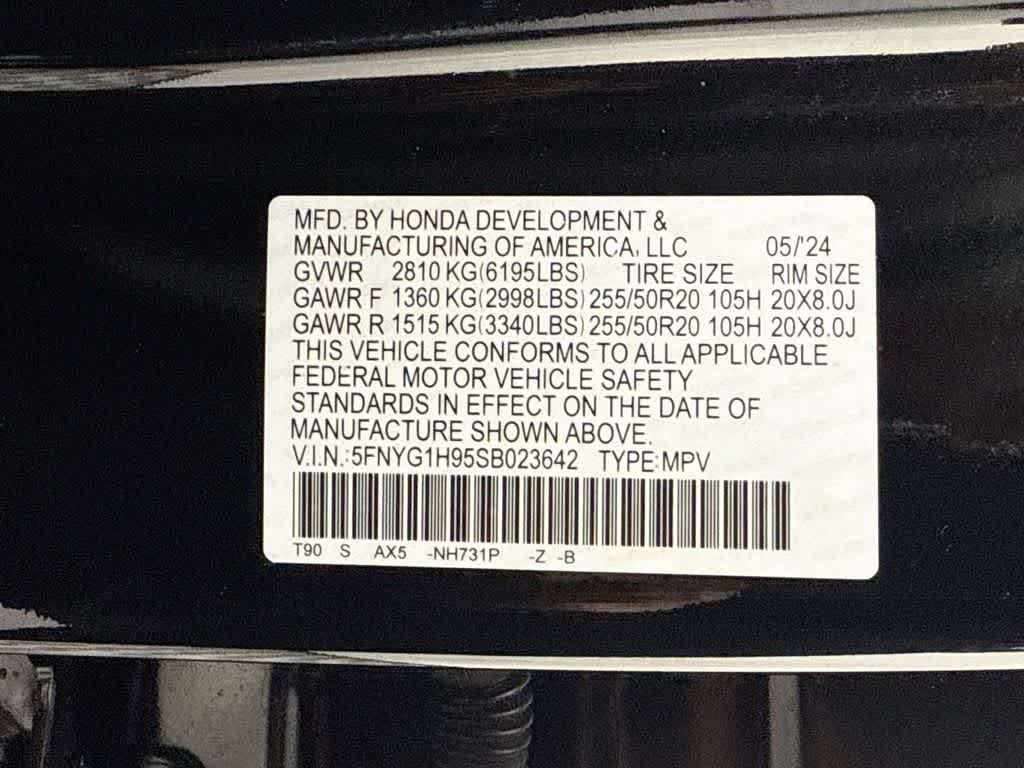 2025 Honda Pilot Black Edition