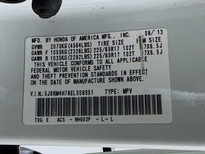 2014 Honda CR-V EX-L