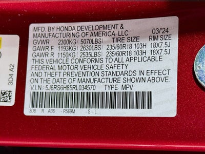 2024 Honda CR-V Hybrid Sport-L