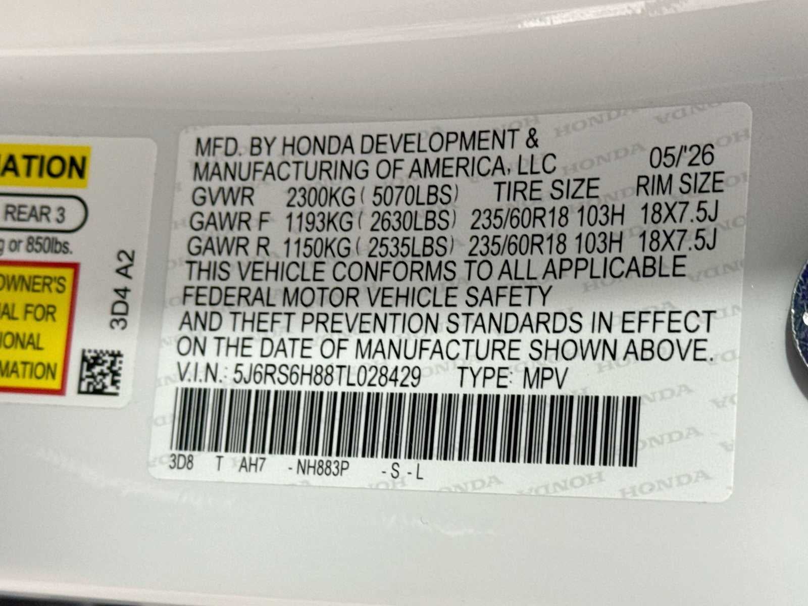 2026 Honda CR-V Hybrid Sport-L