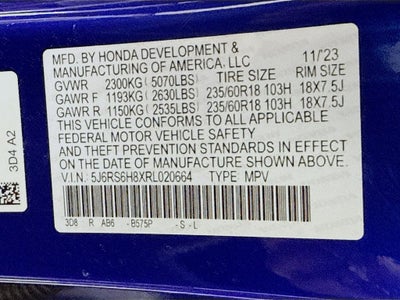 2024 Honda CR-V Hybrid Sport-L