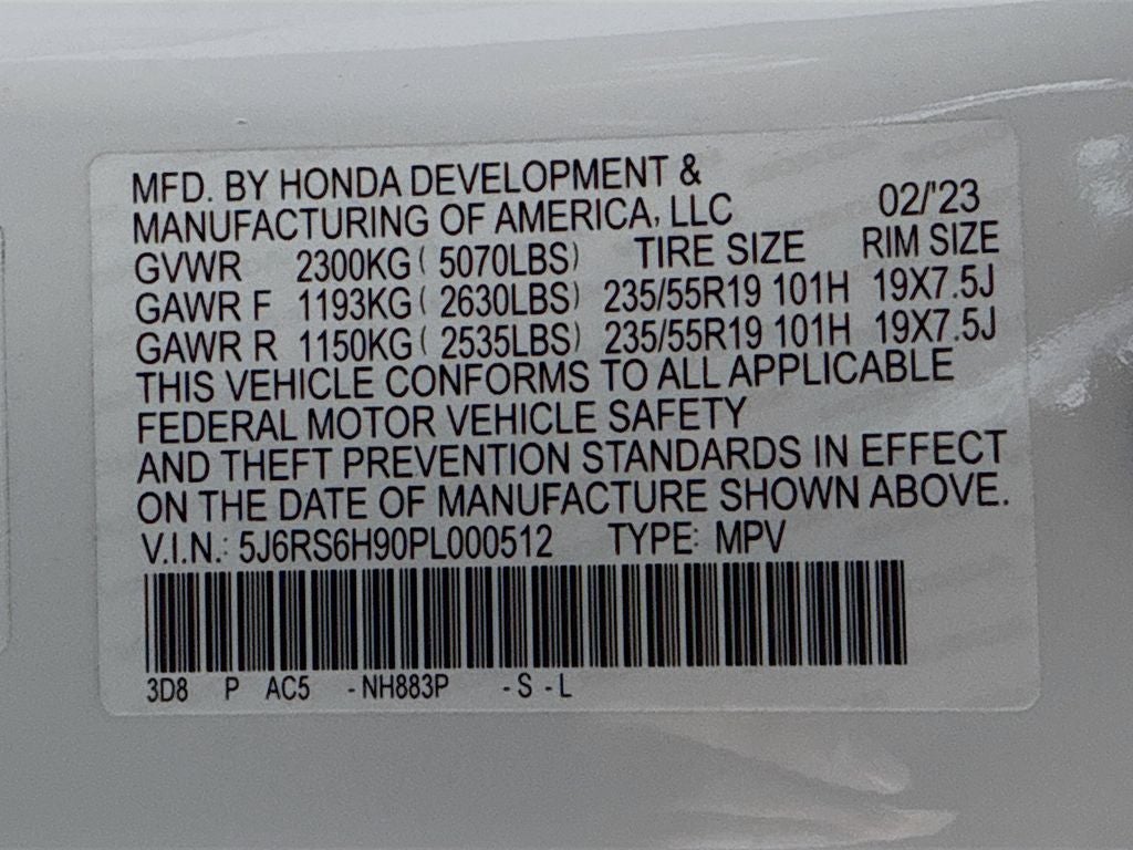 2023 Honda CR-V Hybrid Sport Touring