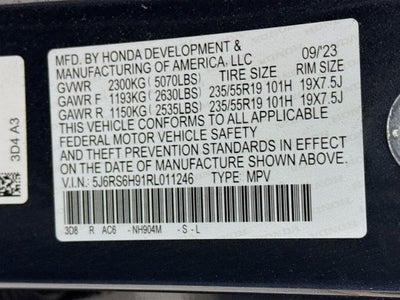 2024 Honda CR-V Hybrid Sport Touring