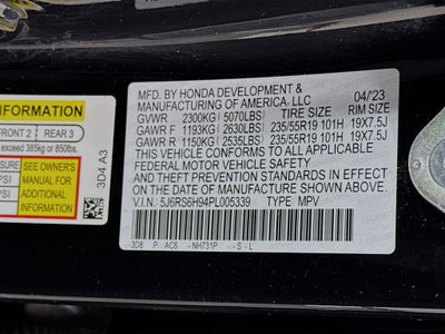 2023 Honda CR-V Hybrid Sport Touring