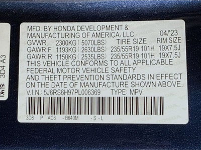 2023 Honda CR-V Hybrid Sport Touring