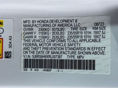 2024 Honda CR-V Hybrid Sport Touring