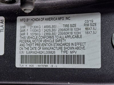 2019 Honda CR-V EX-L