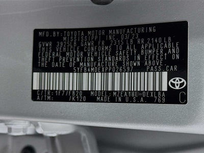 2023 Toyota Corolla LE