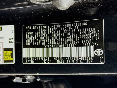 2023 Toyota Corolla SE