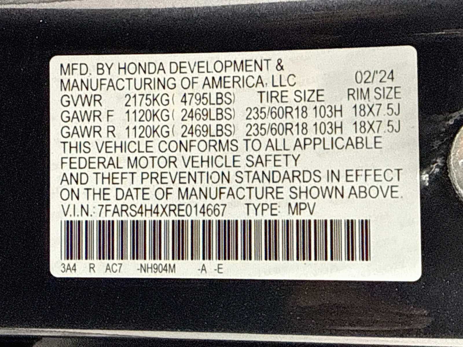 2024 Honda CR-V EX