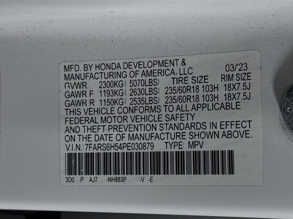 2023 Honda CR-V Hybrid Sport