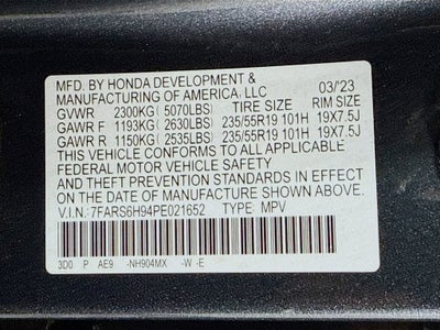 2023 Honda CR-V Hybrid Sport Touring