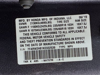 2019 Honda CR-V EX-L