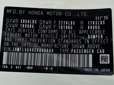 2025 Honda Civic Type R Manual
