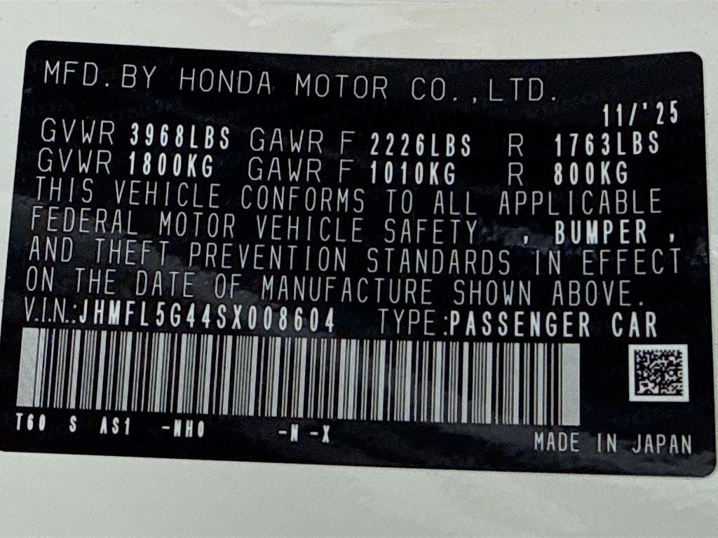 2025 Honda Civic Type R Manual