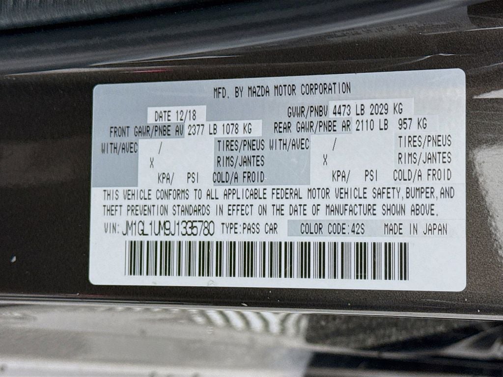 2018 Mazda Mazda6 Sport