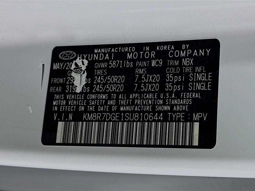 2025 Hyundai Palisade Calligraphy