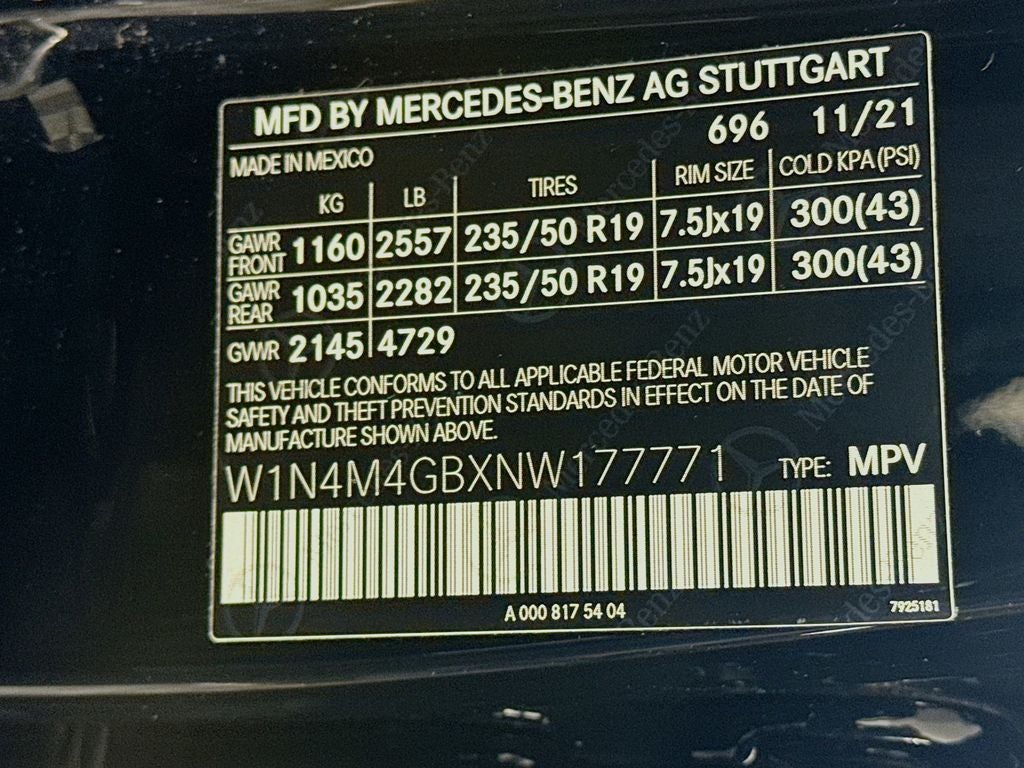 2022 Mercedes-Benz GLB GLB 250