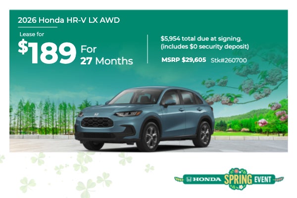 2026 Honda HR-V LX AWD