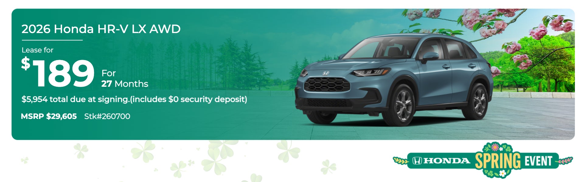 2026 Honda HR-V LX AWD